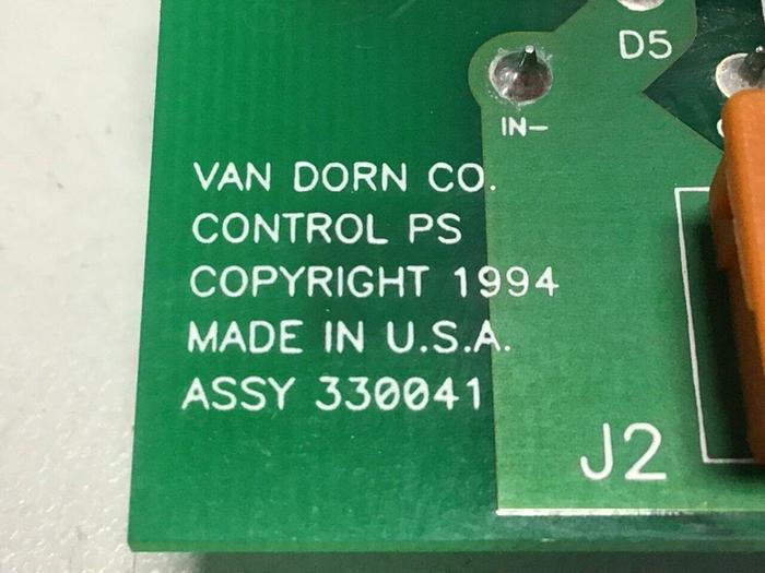 Used VAN DORN Circuit Board 330041 PC330-041 Used