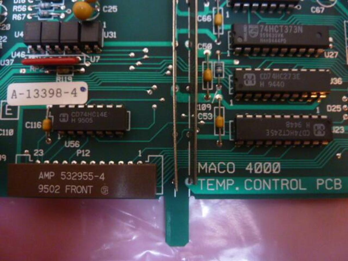 Used BARBER COLMAN Temp Control Circuit Board A-13398-4 Used