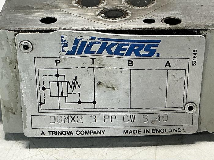 Used VICKERS DGMX2 3 PP CW S 40