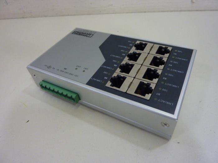 Used PHOENIX CONTACT Ethernet Switch FL-SWITCH-SF-8TX #51805