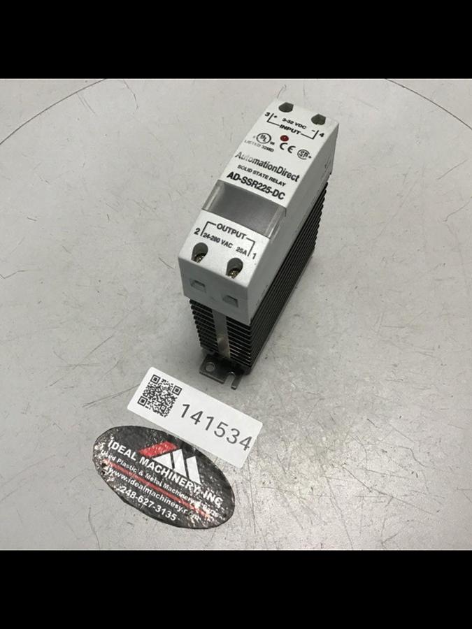 Used AUTOMATION DIRECT Solid State Relay AD-SSR225-DC USED