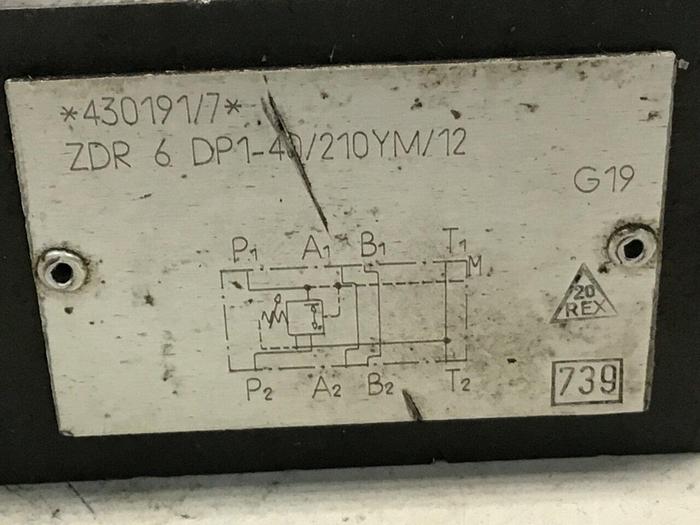 Used REXROTH Pressure Reducing Valve ZDR6DP140210YM12 #140446
