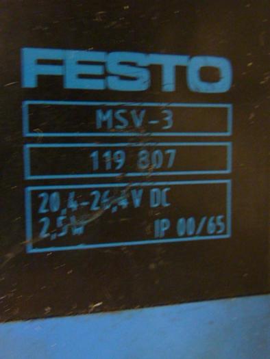 Used FESTO Control Block / Valve Terminal IFB8-02 #52797