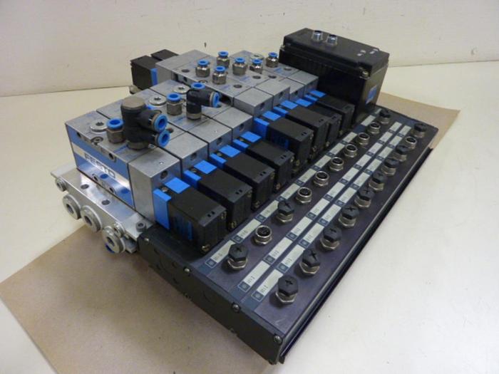 Used FESTO Control Block / Valve Terminal IFB8-02 #52839