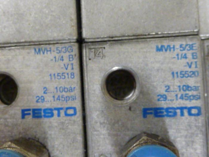 Used FESTO Control Block / Valve Terminal IFB8-02 #52824