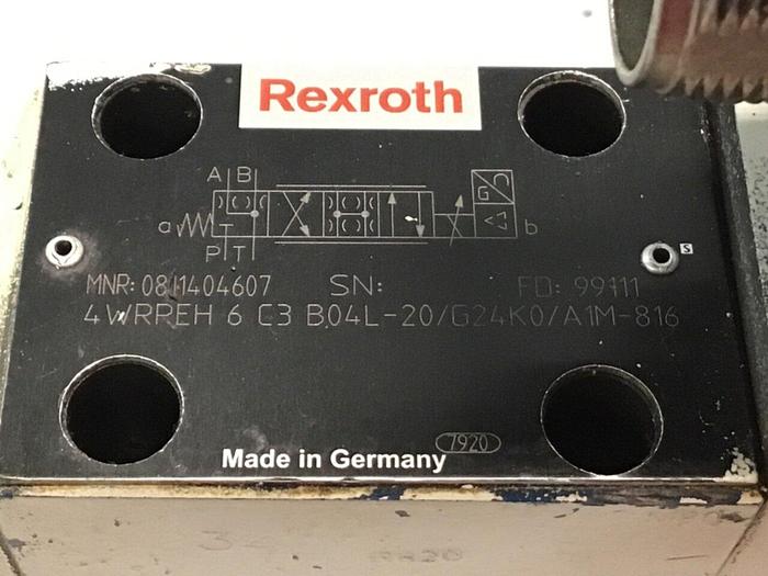 Used REXROTH Servo Valve 4WRLE16W180SJ3XG24K0A1M USED