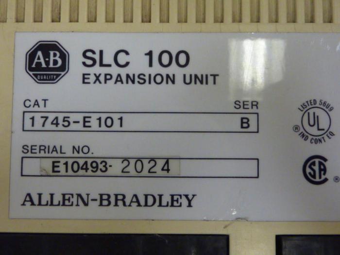 Used ALLEN BRADLEY Processor 1745-E101 SER B #53064