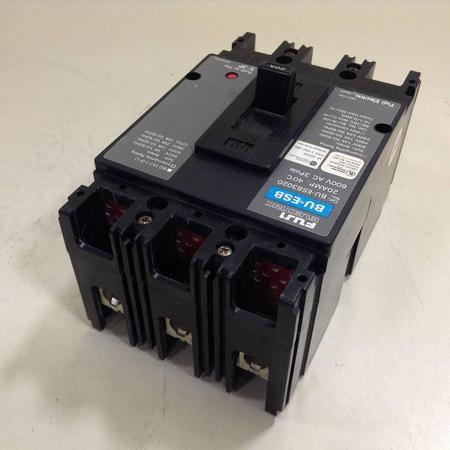 Used FUJI ELECTRIC 20 Amp Circuit Breaker BU-ESB3020 Used