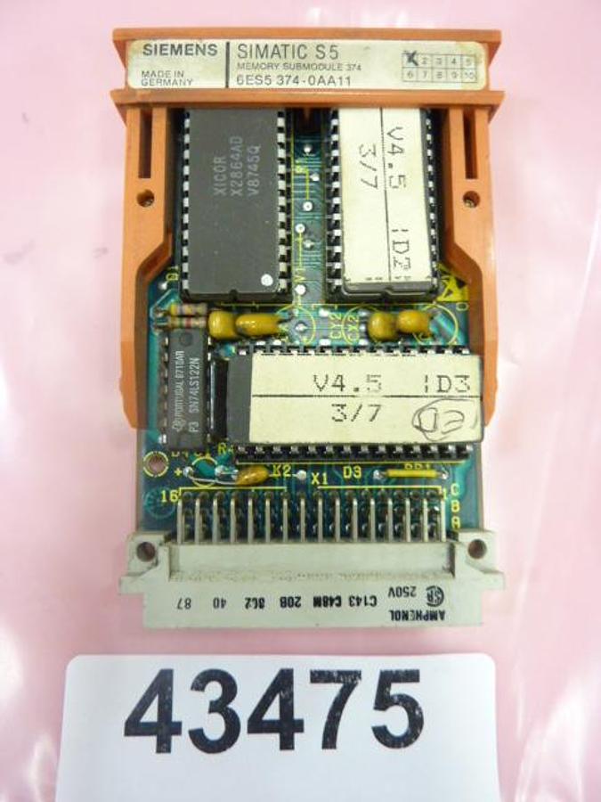 Used SIEMENS Memory Submodule 6ES5 374-0AA11 #43475