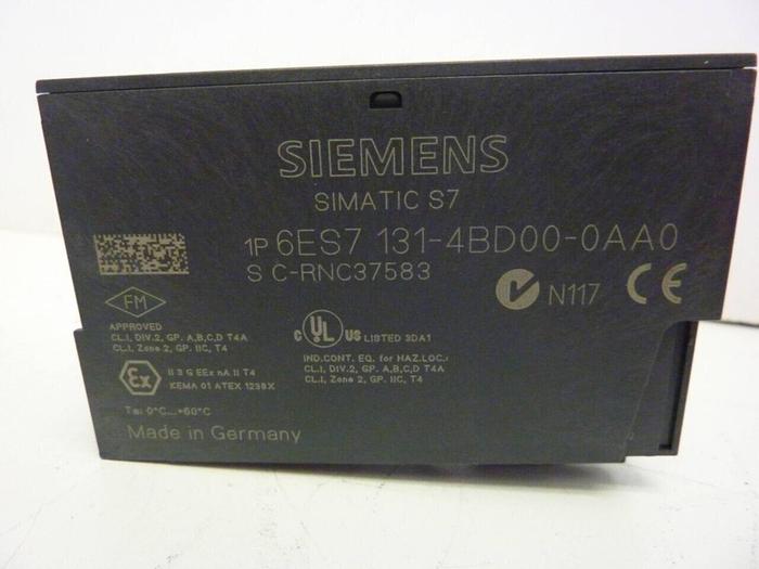 Used SIEMENS Input Module 6ES7 131-4BD00-0AA0 #12591
