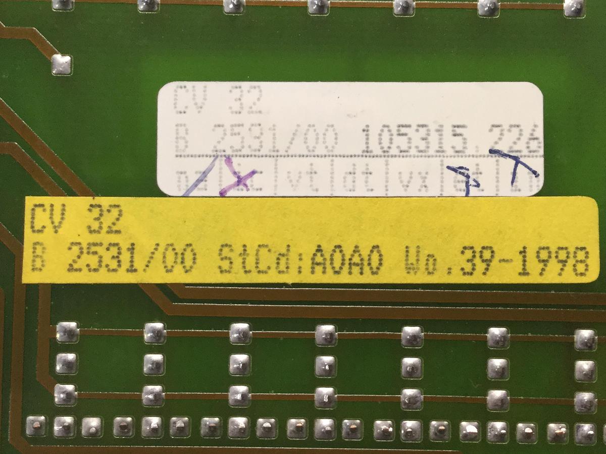 Used BACHMANN ELECTRONIC Circuit Board CV32 Used