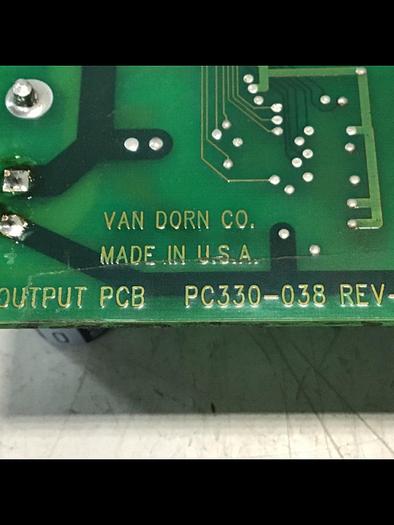 Used VAN DORN Pathfinder DC Output Board PC330-038 Used