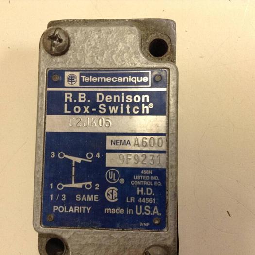 Used TELEMECANIQUE Lox-Switch C2JK05 #72395