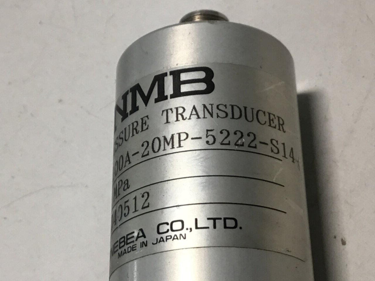 Used NMB Pressure Transducer NS100A-20MP-5222-S14 Used