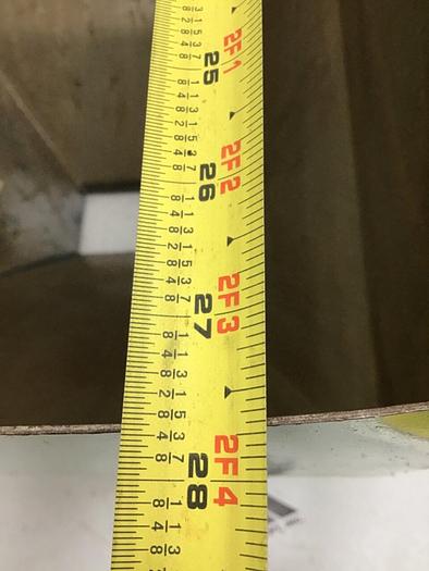 Used METAL FABRICATOR Hopper 9X9HOP #120298