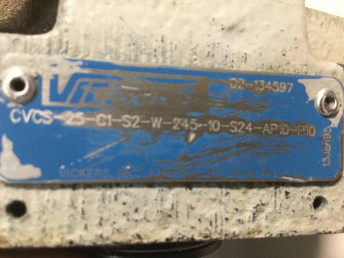 Used VICKERS Valve CVCS25C1S2W24510S24AP10P10 #99577