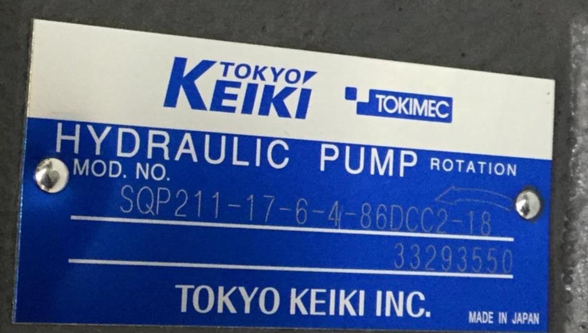 Used TOKYO KEIKI Hydraulic Pump SQP211-17-6-4-86DCC2-18 USED