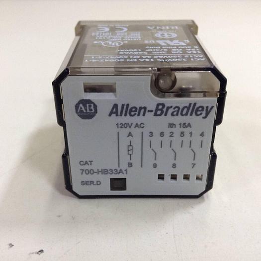 Used ALLEN BRADLEY Relay 700-HB33A1 SER D #76357
