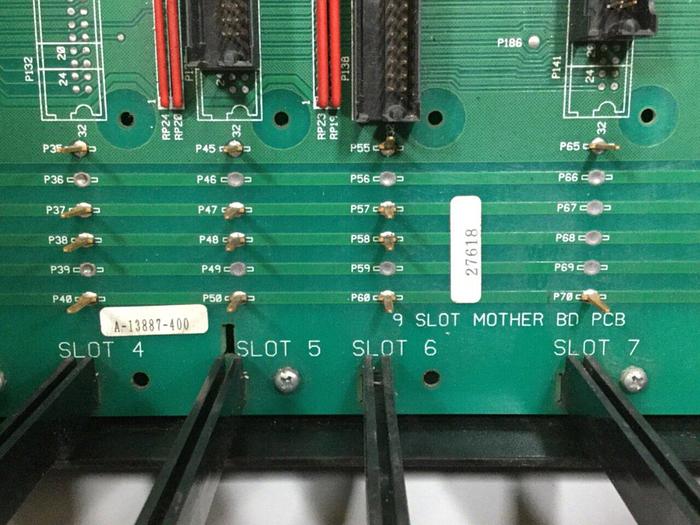 Used BARBER COLMAN 9 slot Rack 49B0-2G1AF-H00-H-06 #100797