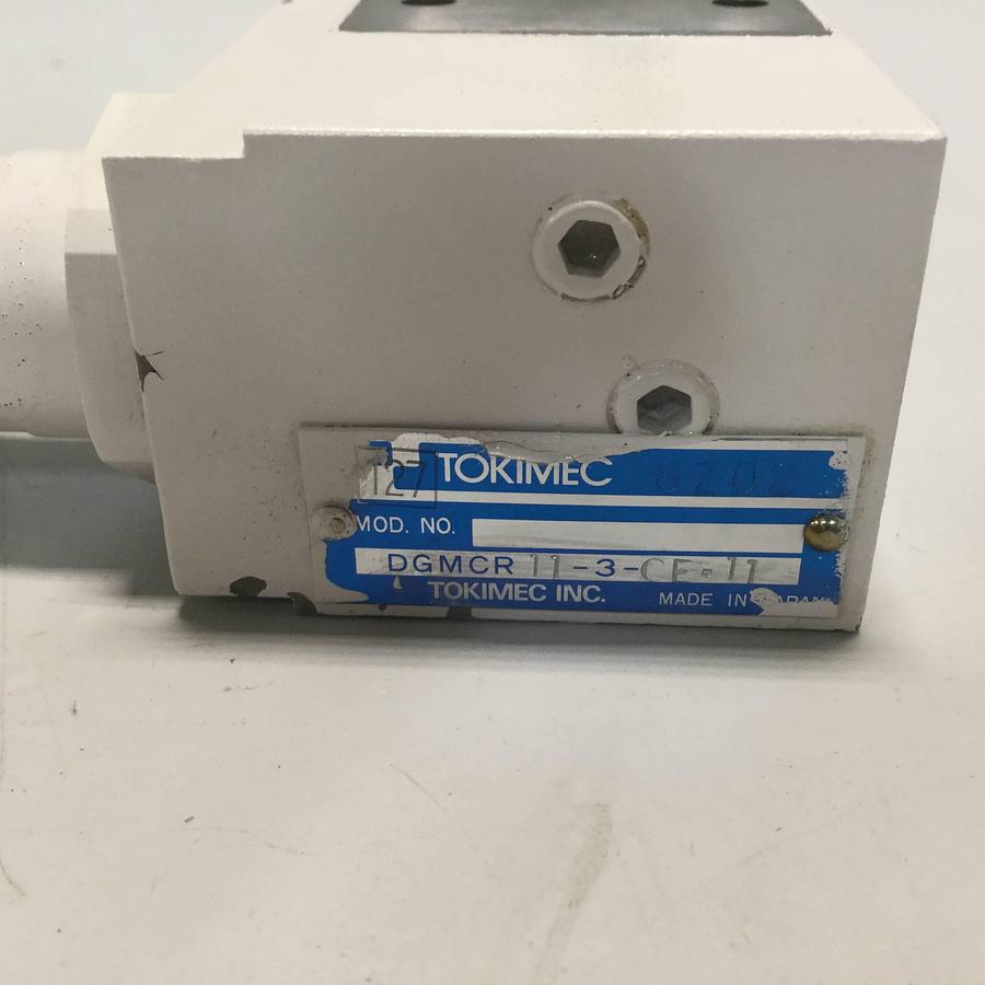Used TOKIMEC Valve DGMCR11-3-CE-11 USED