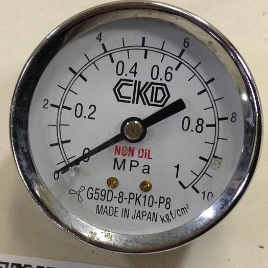 Used CKD CORP Gauge G59D-8-PK10-P8 #83846