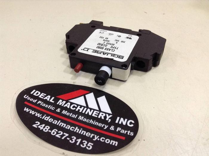 Used SQUARE D 5 Amp Circuit Breaker 9080-GCB50 #75784