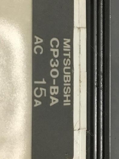 Used MITSUBISHI 15 Amp Circuit Protector CP30-BA-2P-15A #119650