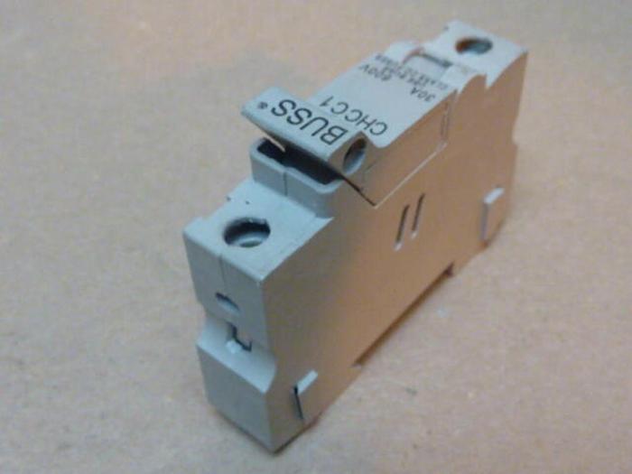 Used BUSS AUTOMATION 30 Amp Fuse Block CHCC1 #35257