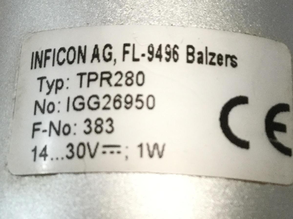 Used PFEIFFER Compact Pirani Gauge TPR280 IGG26950 Used