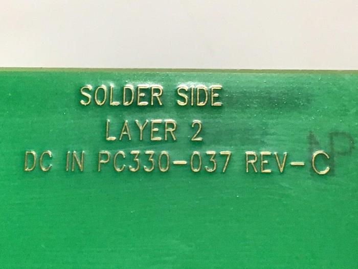 Used VAN DORN DC Input Board 330037 PC330-037 Used