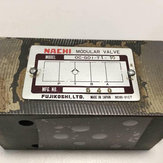 Used NACHI Valve OCGOIT110 #97492