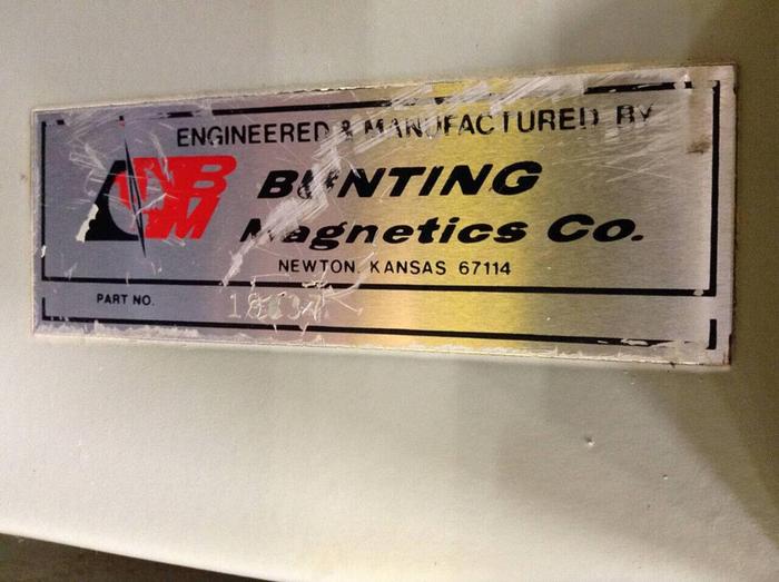 Used BUNTING Drawer Magnet w/ Shutoff 19837 #79261