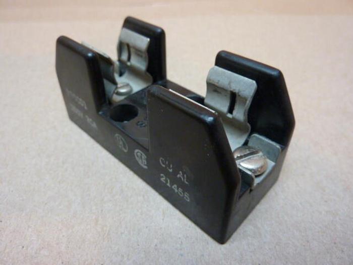 Used BUSSMANN 30 Amp Fuse Holder 1B0001 #30105