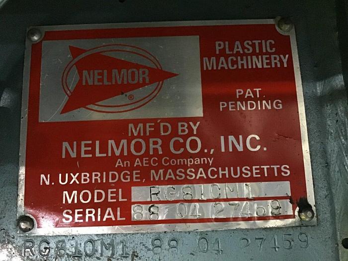 Used NELMOR 5 HP Grinder / Granulator RG810M1 Used