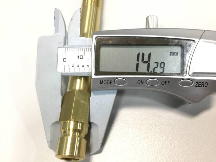 GENERIC Mold Coupling Brass Extension 352 X 5 1/2 #92090