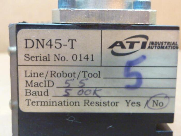Used ATI INDUSTRIAL AUTOMATION Tool Changer DN45-T #31929