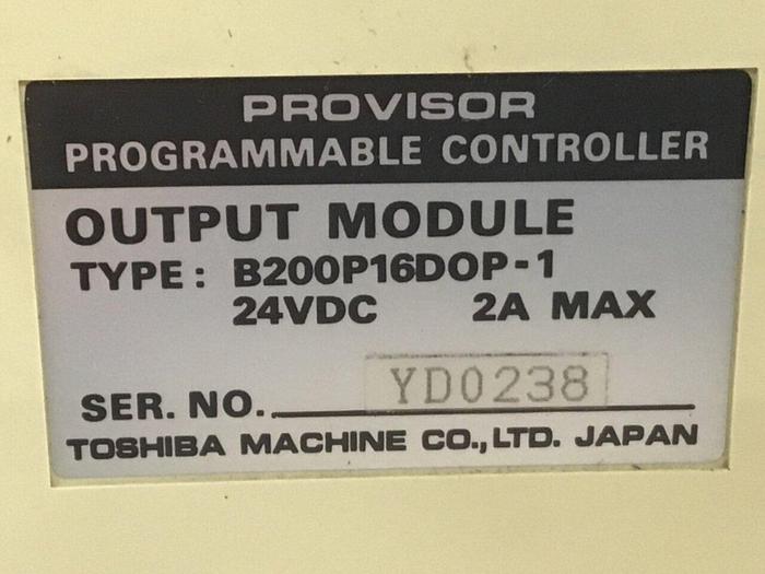 Used TOSHIBA Output Module B200P16DOP-1 #134971