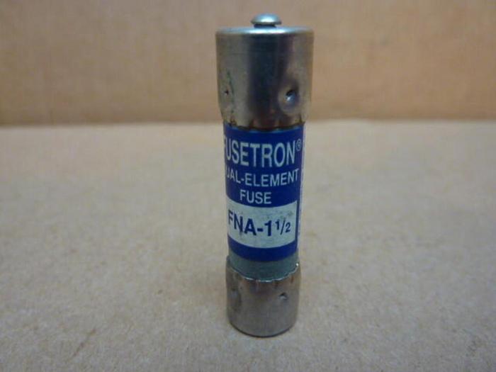 Used FUSETRON 1 1/2 Amp Fuse FNA-1 1/2 #33703