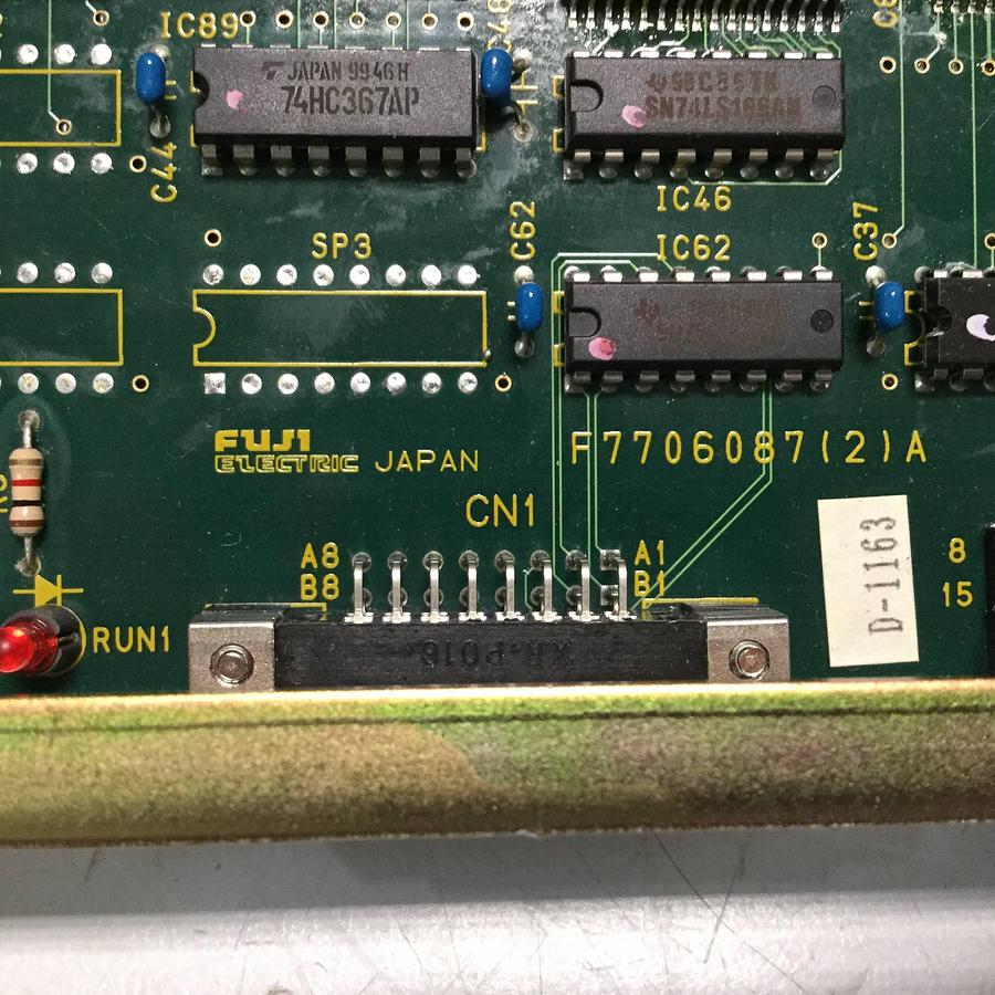 Used FUJI ELECTRIC CPU Card F7706087(2)A Used
