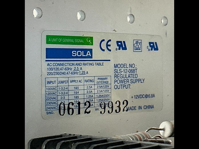 Used SOLA SLS-12-068T