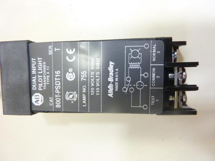 ALLEN BRADLEY Pilot Light 800T-PSDT16A AMBER #46172
