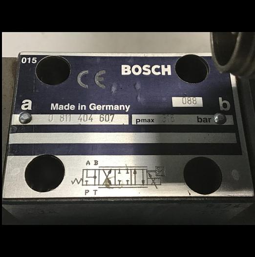 Used BOSCH SERVO Hydraulic Valve 0 811 404 607 USED