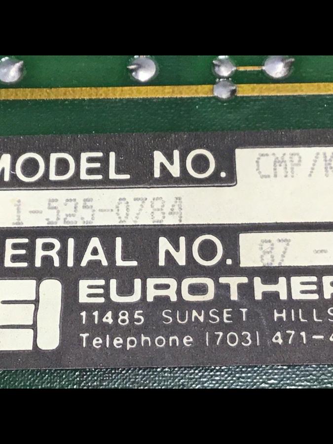 Used EUROTHERM CONTROLS Keypad I-525-0784 USED