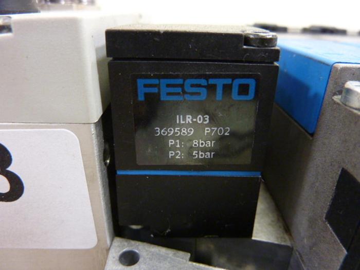 Used FESTO Control Block w/ Valves IFB8-03 #52693