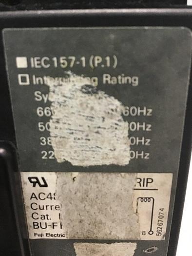 Used FUJI ELECTRIC 60 Amp Circuit Breaker BU-ESB3060 #127460