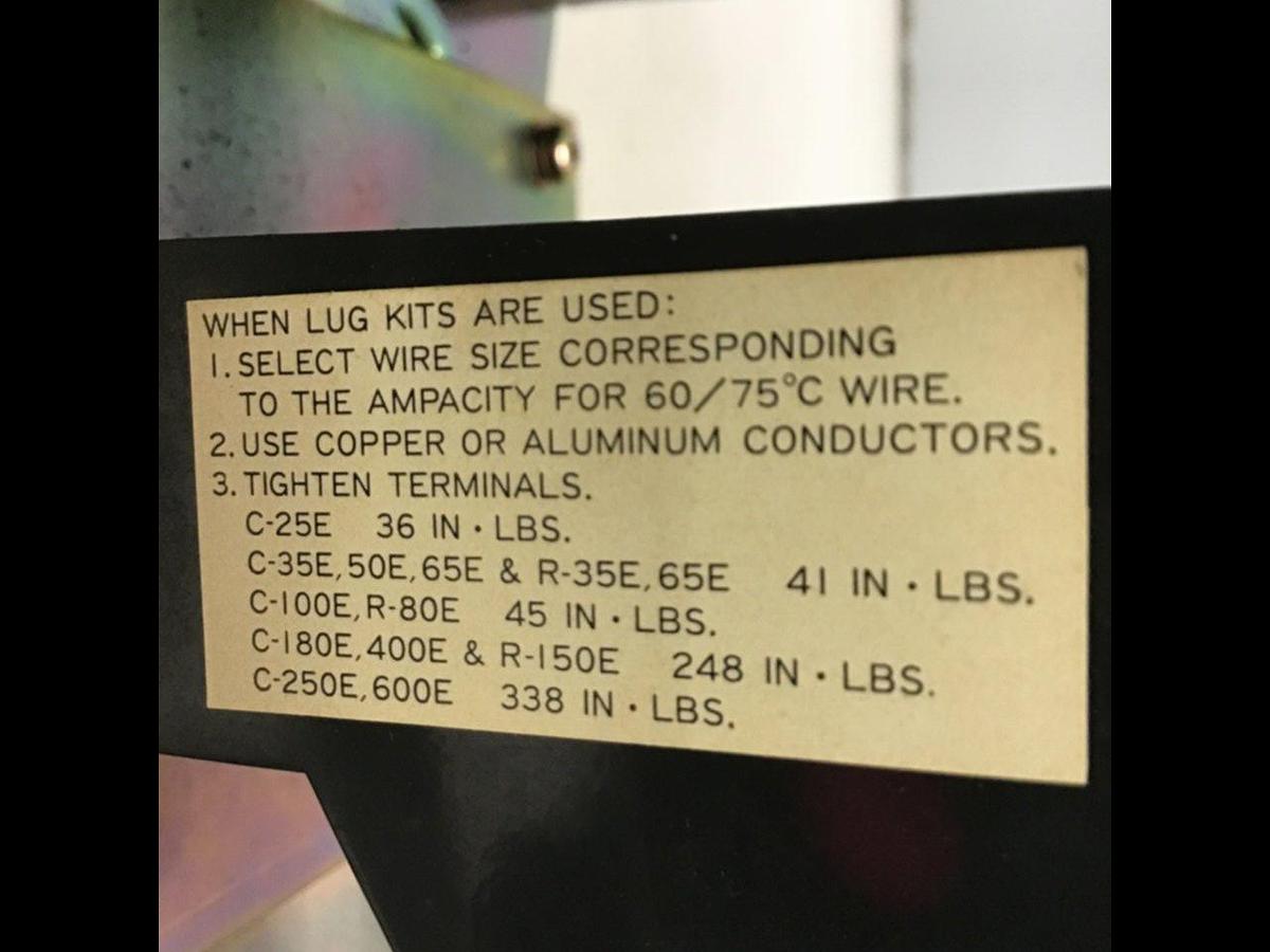 Used TOSHIBA Magnetic Contactor C-180E Used