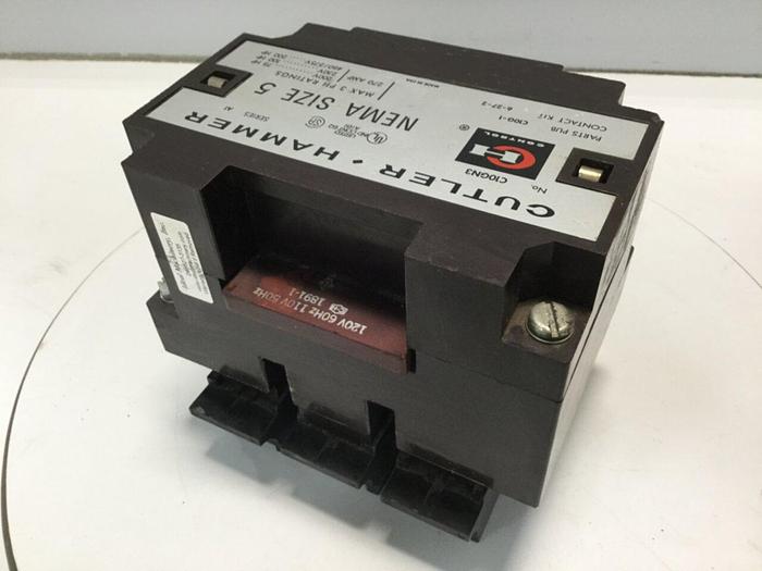 Used CUTLER HAMMER Contactor C10GN3 #109051