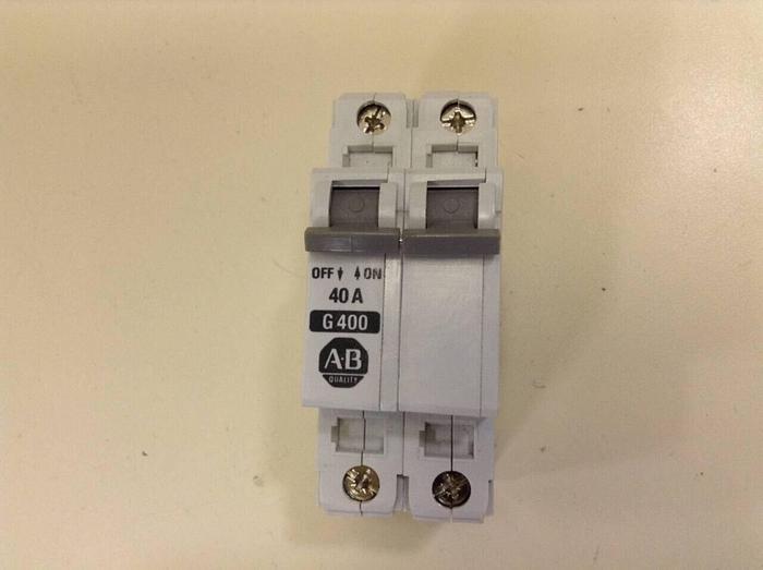 Used ALLEN BRADLEY 40 Amp Circuit Breaker 1492-CB2/G400 SER B #79637