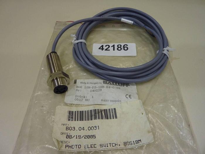 BALLUFF Sensor BOS 18M-PS-1RB-E4-C #42186