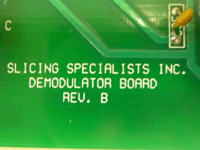 Used SLICING SPECIALIST Demodulator Board CB634 #47634